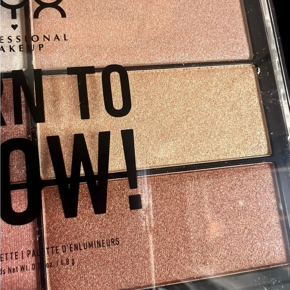 NYX Born to Glow Highlighting Palette 6 Shimmery Pearl Shades